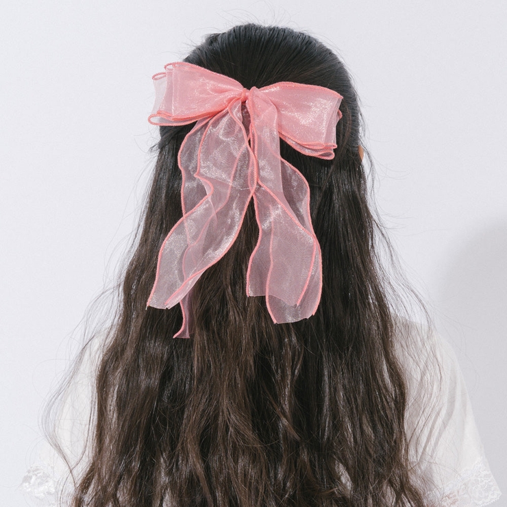 ビッグオーガンジーリボンヘアクリップ | URBAN CHERRY | 詳細画像10 