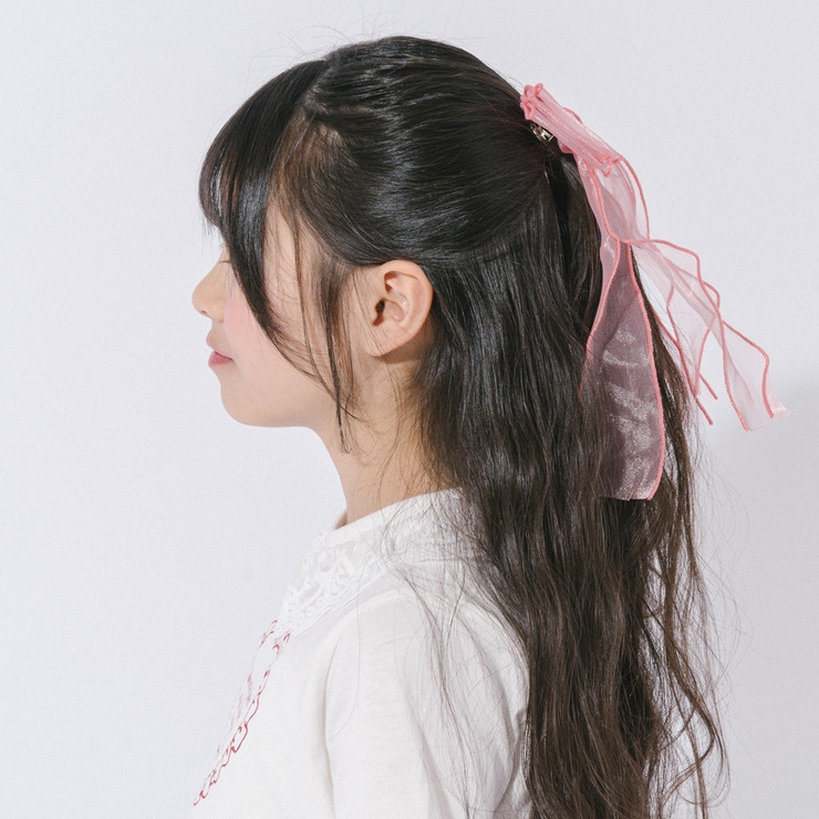 ビッグオーガンジーリボンヘアクリップ | URBAN CHERRY | 詳細画像11 