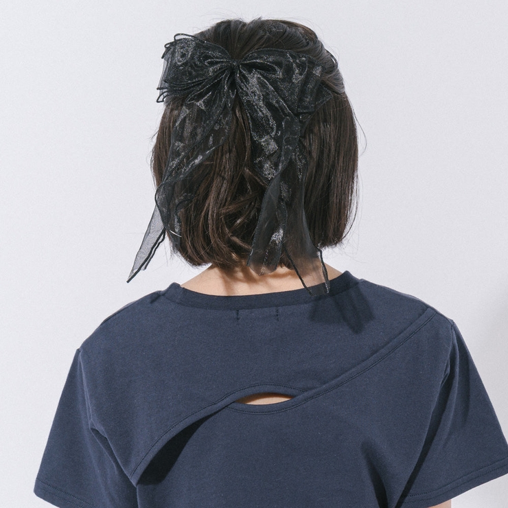 ビッグオーガンジーリボンヘアクリップ | URBAN CHERRY | 詳細画像12 