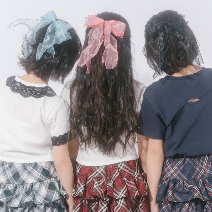 ビッグオーガンジーリボンヘアクリップ | URBAN CHERRY | 詳細画像14 