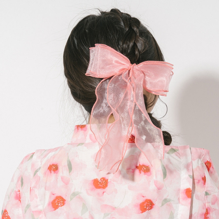 ビッグオーガンジーリボンヘアクリップ | URBAN CHERRY | 詳細画像3 