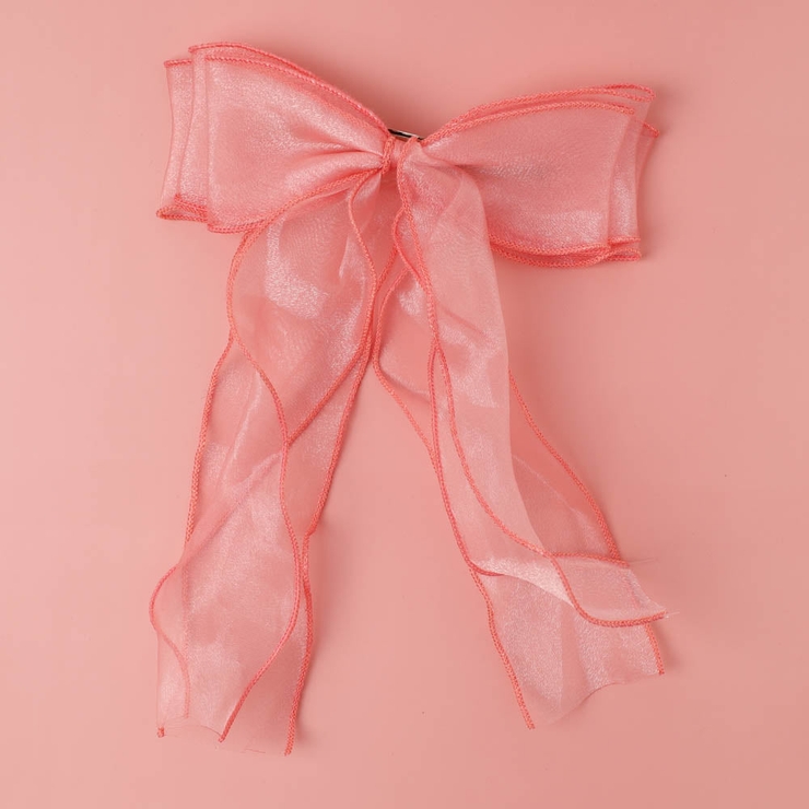 ビッグオーガンジーリボンヘアクリップ | URBAN CHERRY | 詳細画像5 