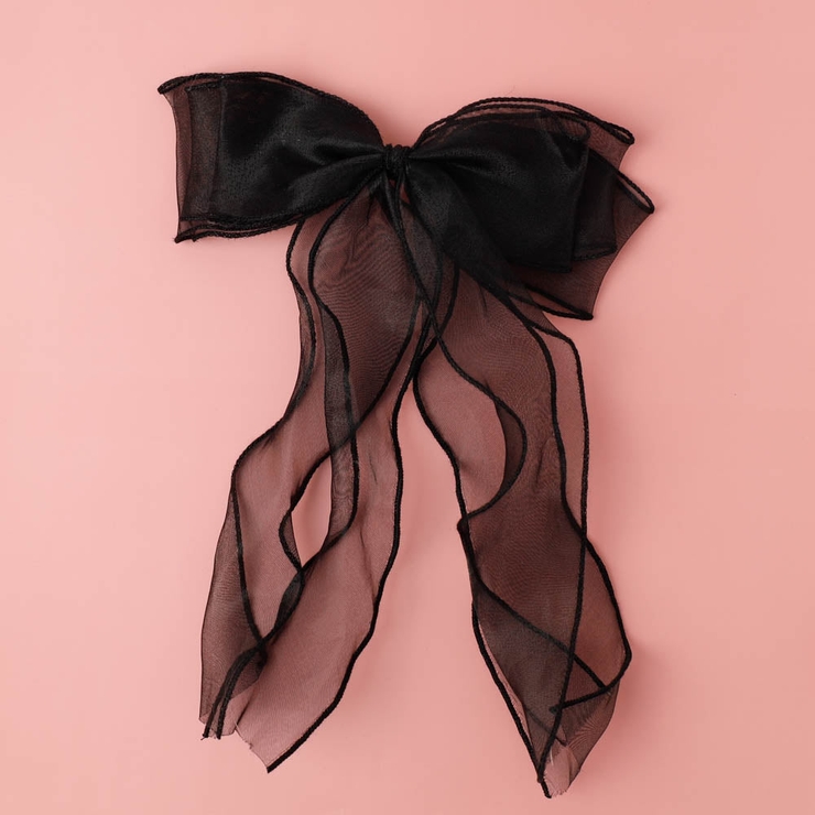 ビッグオーガンジーリボンヘアクリップ | URBAN CHERRY | 詳細画像6 