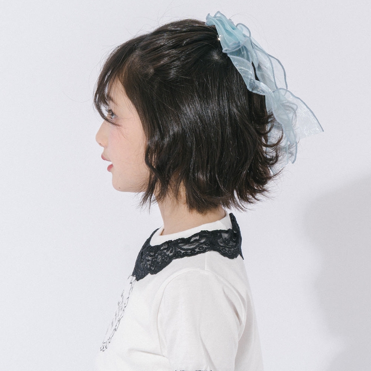 ビッグオーガンジーリボンヘアクリップ | URBAN CHERRY | 詳細画像9 