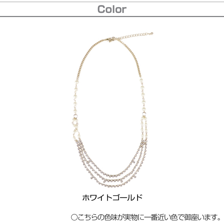 ルネ ネックレス リボン ラインストーン 美品 img_f5697bae52b6cfd5efc0e07f33