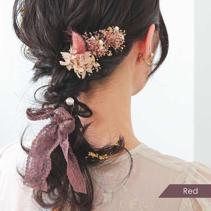 ヘアピン ドライフラワー 花[品番：BECW0010386]｜kana（カナ