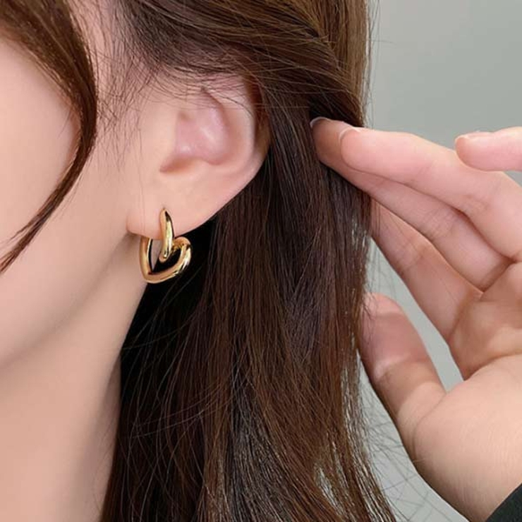 ハート フープ ピアス | VICTORIA | 詳細画像3 