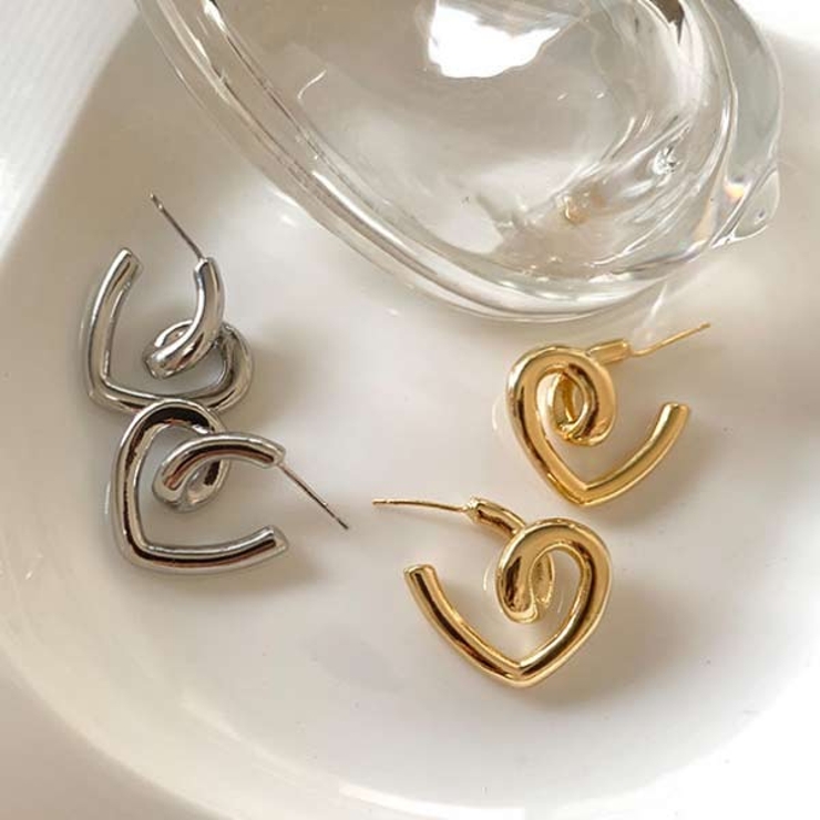 ハート フープ ピアス | VICTORIA | 詳細画像8 