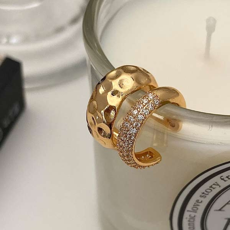 GLD | イヤーカフ イヤーカフス 2連 | VICTORIA