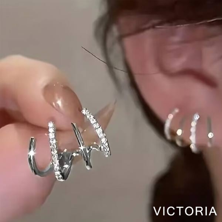 ピアス 4連風 イヤーカフ風 | VICTORIA | 詳細画像9 