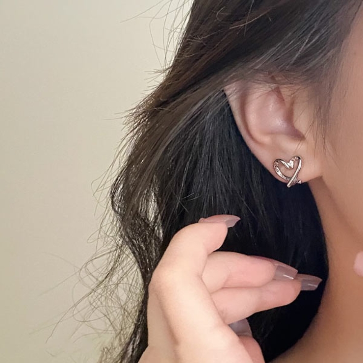 ハートメタルイヤリング イヤリング ハート | VICTORIA | 詳細画像4 