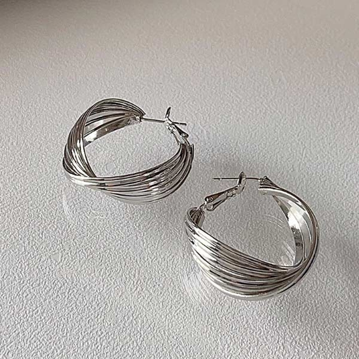 ツイスト フープ ピアス | VICTORIA | 詳細画像10 