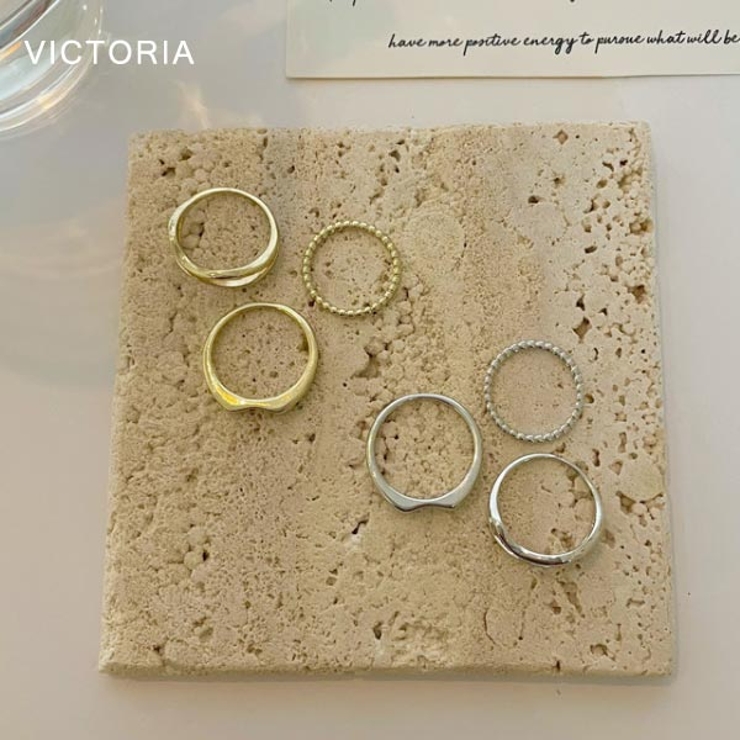 リング 指輪 指先にモード感を！3点セットリング | VICTORIA | 詳細画像6 