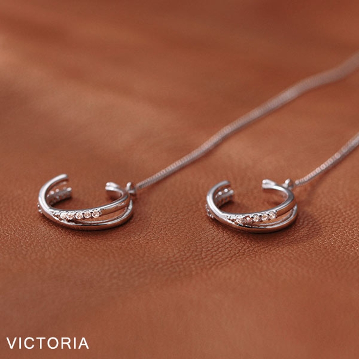 イヤーカフ チェーン ピアス | VICTORIA | 詳細画像9 
