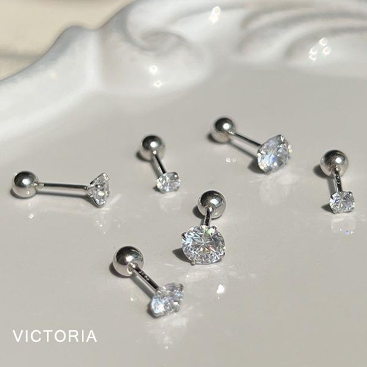 ピアス 925ポスト 金属アレルギー対応 | VICTORIA | 詳細画像2 