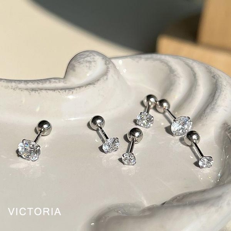 ピアス 925ポスト 金属アレルギー対応 | VICTORIA | 詳細画像9 