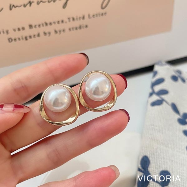 ピアス 大粒 パール | VICTORIA | 詳細画像7 