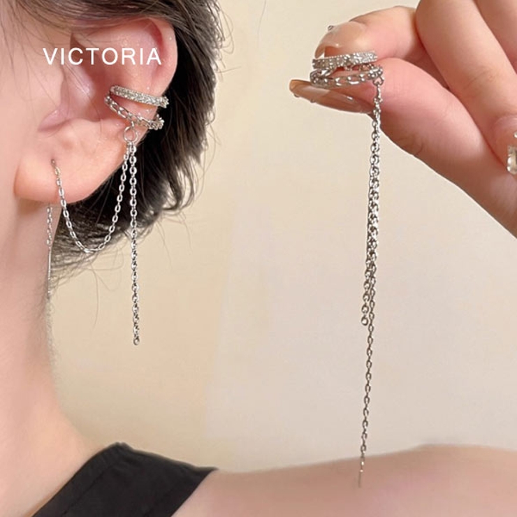 SLV | イヤーカフ レディース シルバー | VICTORIA