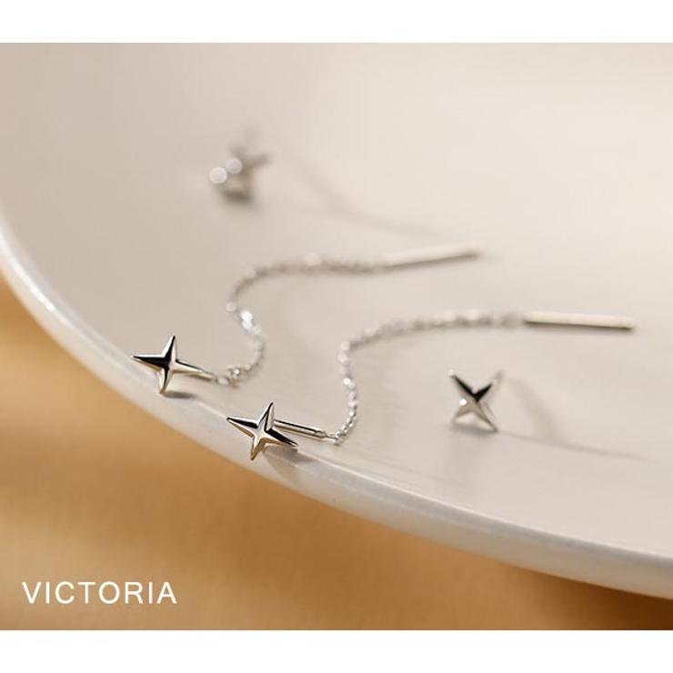 ピアス ロングチェーン 星 | VICTORIA | 詳細画像10 