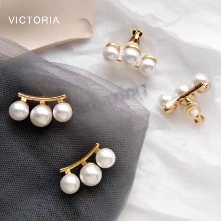 イヤリング パール 3連 | VICTORIA | 詳細画像9 