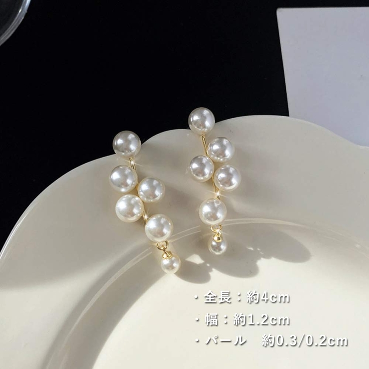 パールクラスター ピアス 大粒 | VICTORIA | 詳細画像9 