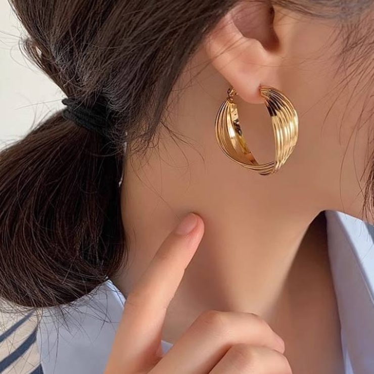 ラウンド ピアス フープ | VICTORIA | 詳細画像2 