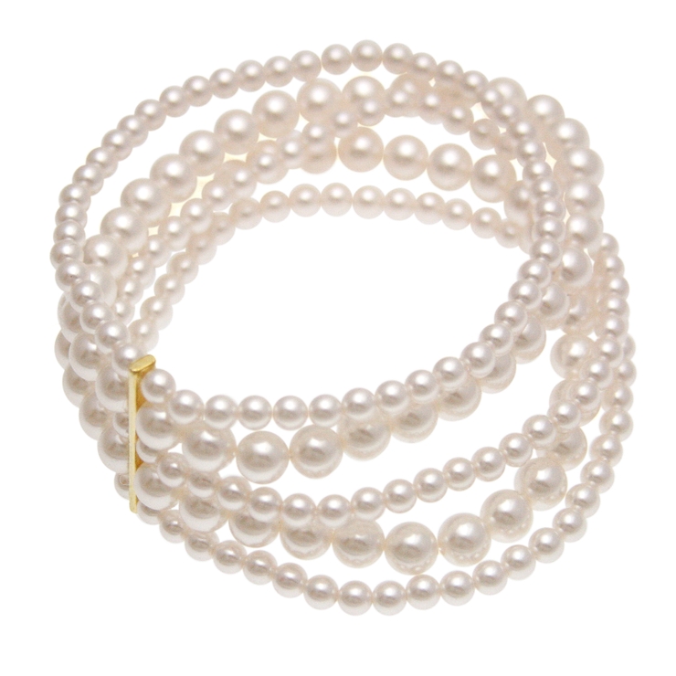 ミックスパール5連ブレスレット 6mm 4mm | VINGTAINE | 詳細画像2 