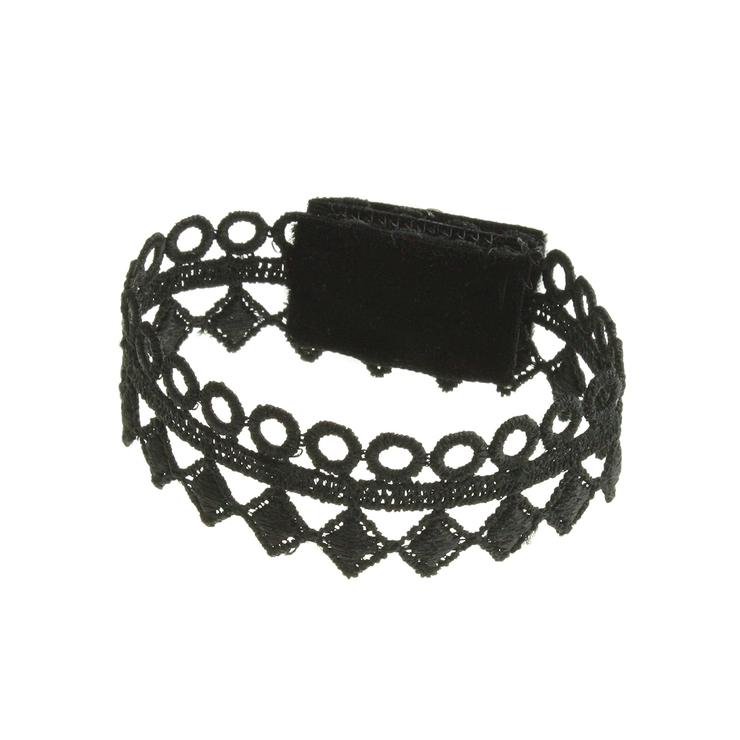 ブラックレースブレスレット/レースアクセサリー B4056 | VINGTAINE | 詳細画像3 