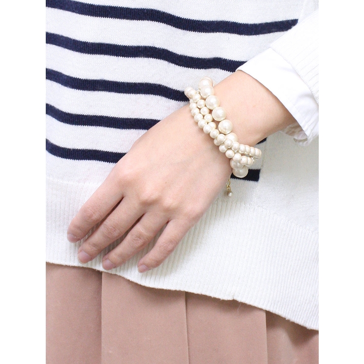 コットンパール3連ブレスレット B4060 | VINGTAINE | 詳細画像8 