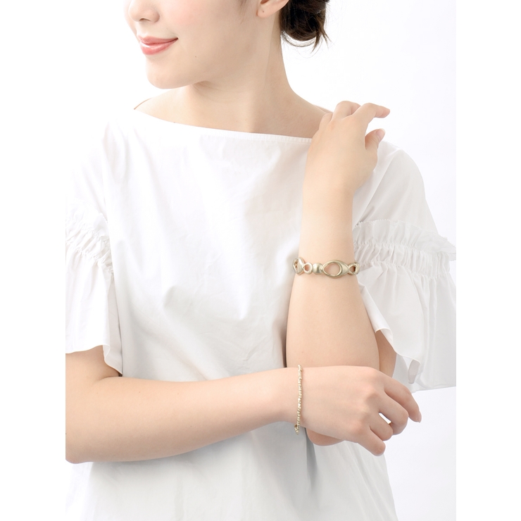 カットビーズブレスレット/シンプル/華奢/煌き/デイリー B4081 | VINGTAINE | 詳細画像3 