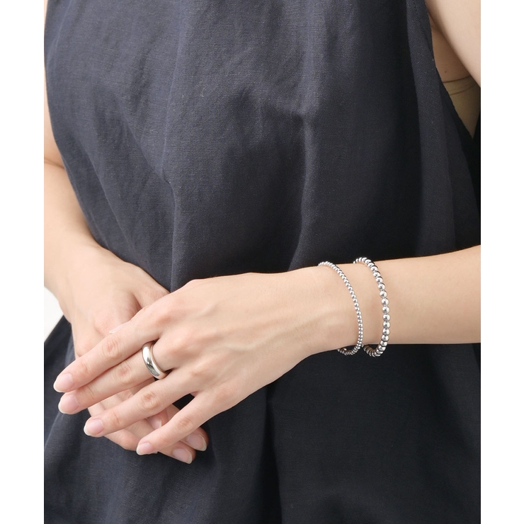 シルバー | バングル メタル ボール（M） | VINGTAINE