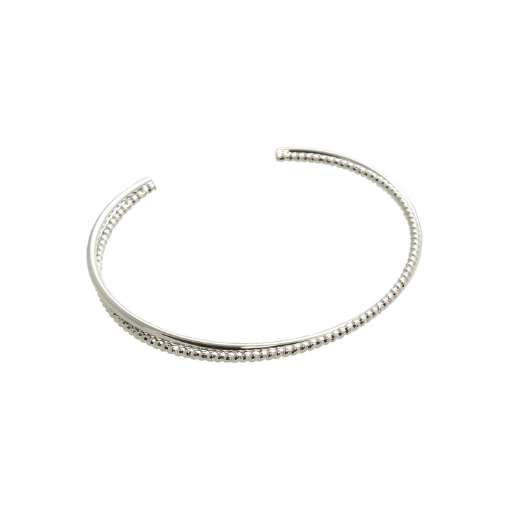 シルバー | バングル メタル 2連 | VINGTAINE