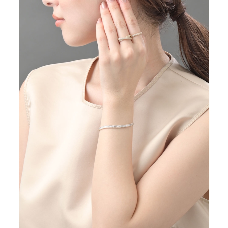 キュービックジルコニア ラインブレスレット テニスブレスレット | VINGTAINE | 詳細画像2 