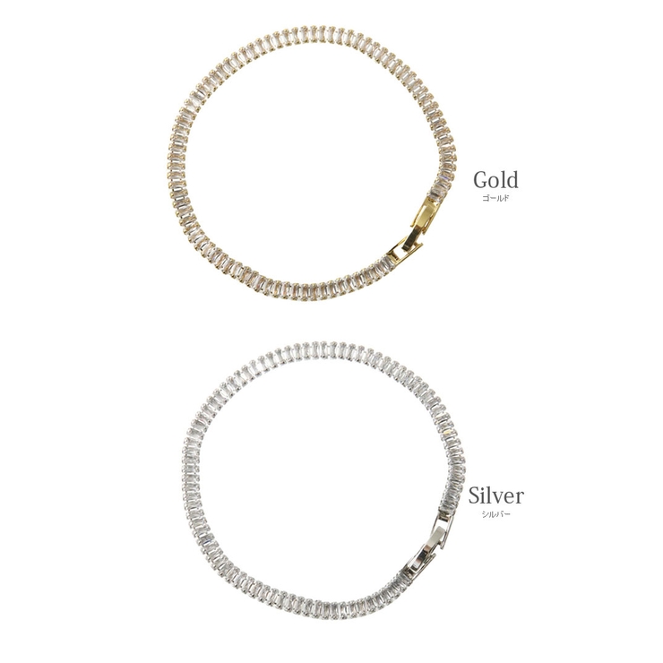 キュービックジルコニア ラインブレスレット テニスブレスレット | VINGTAINE | 詳細画像13 