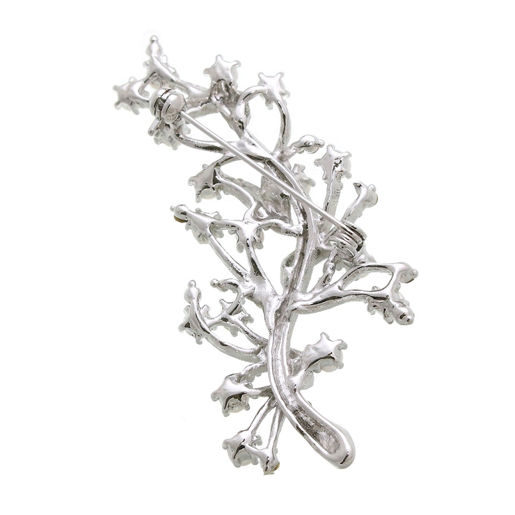 パール×ストーンツリーデザインブローチ 結婚式 パーティー | VINGTAINE | 詳細画像4 