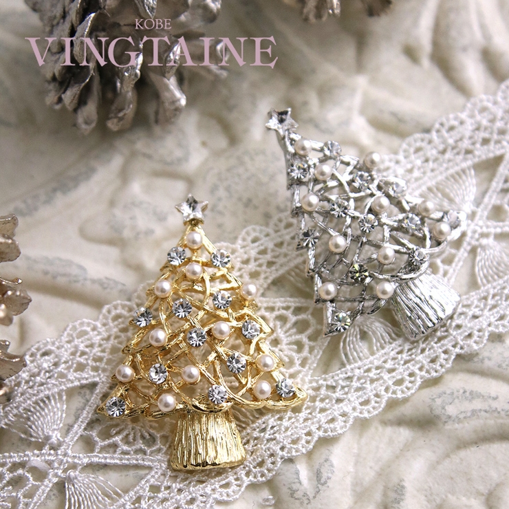 ブローチ ツリー 星 | VINGTAINE | 詳細画像1 