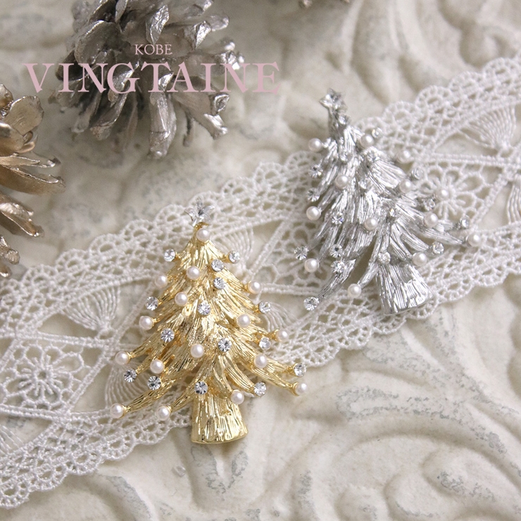 ブローチ ツリー 星 | VINGTAINE | 詳細画像1 