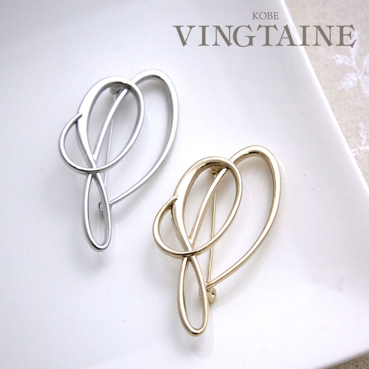 ブローチ メタル ループ | VINGTAINE | 詳細画像1 