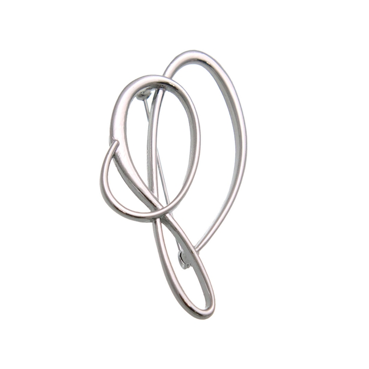 シルバー | ブローチ メタル ループ | VINGTAINE