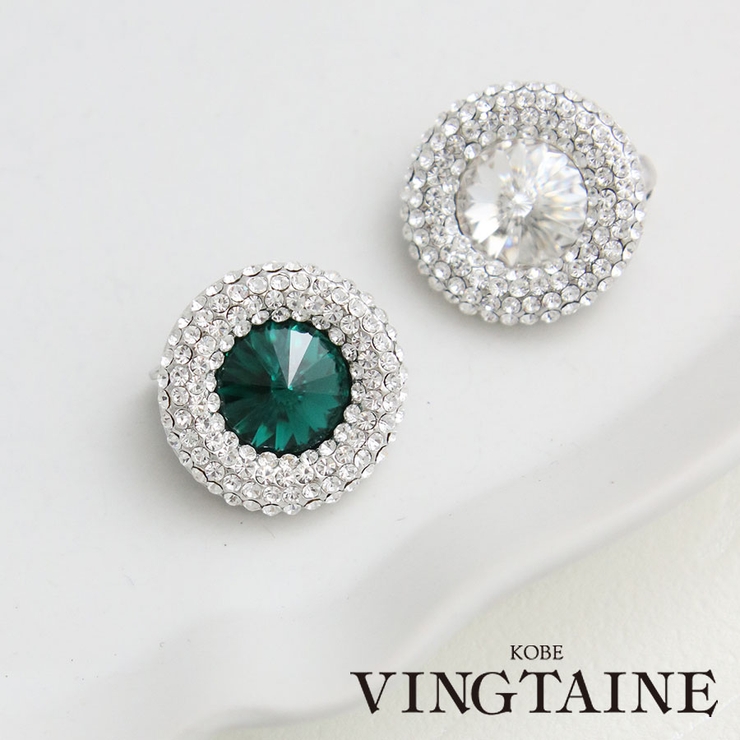 ブローチ ビジュー サークル | VINGTAINE | 詳細画像1 