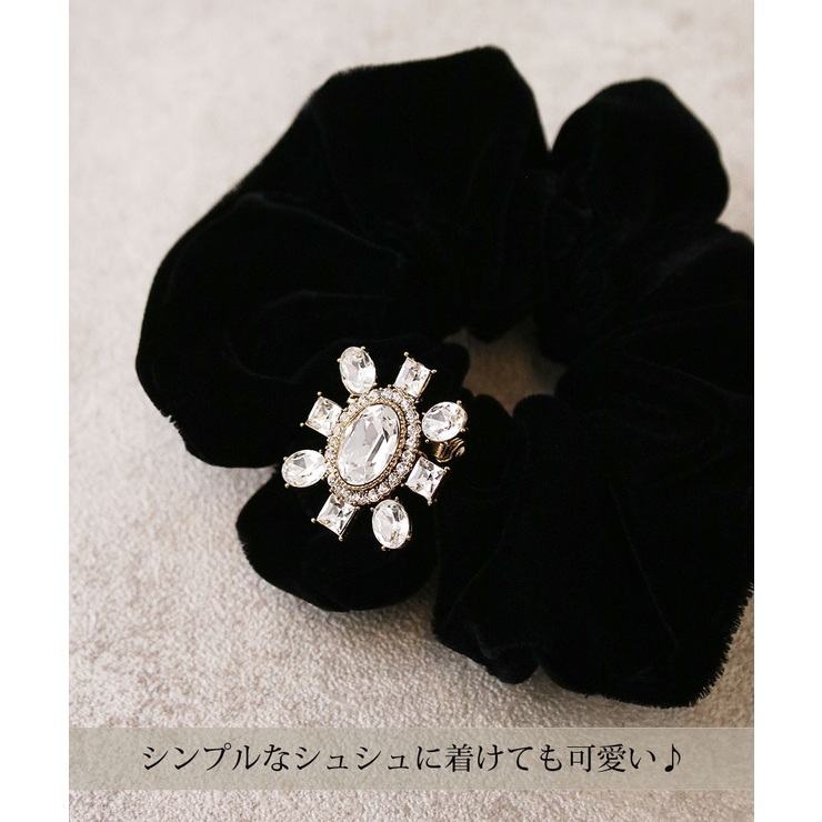 ブローチ ビジュー ストーン[品番：VTNA0004941]｜VINGTAINE