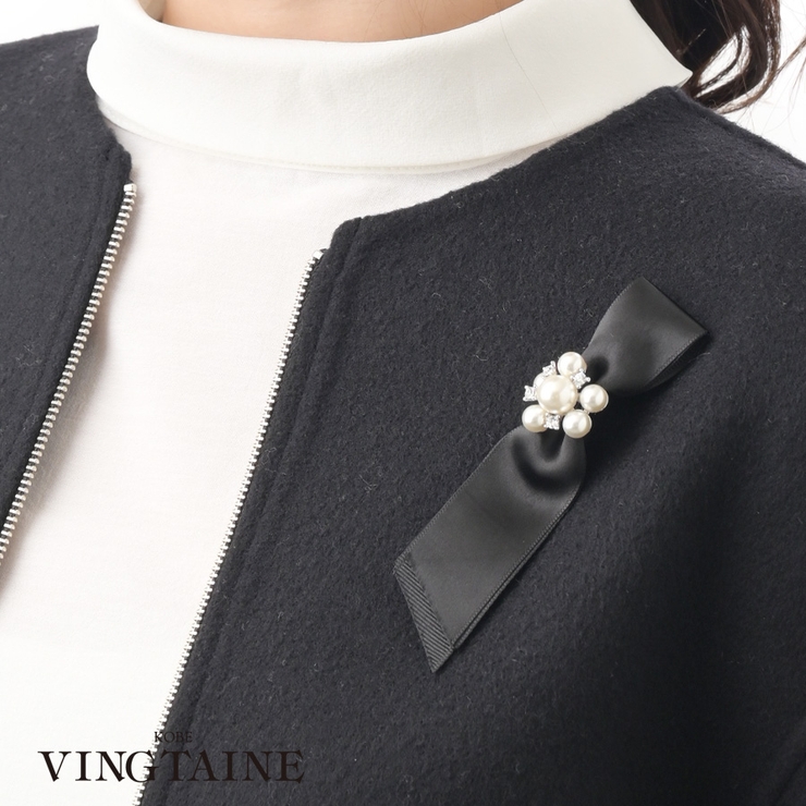 ブローチ ピン リボン | VINGTAINE | 詳細画像1 