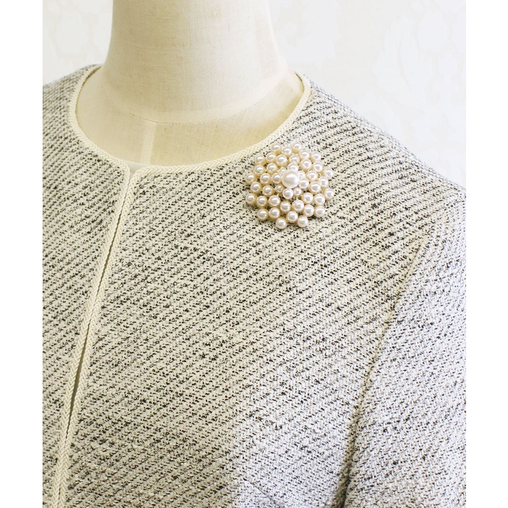 パールラウンドブローチ 大ぶり 華やか | VINGTAINE | 詳細画像5 