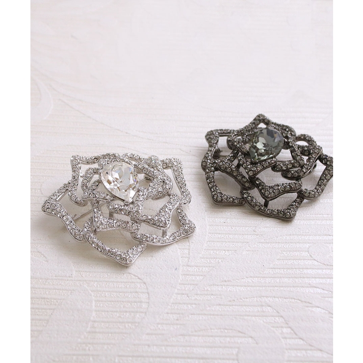 カメリアデザインブローチ 大ぶり 華やか | VINGTAINE | 詳細画像7 