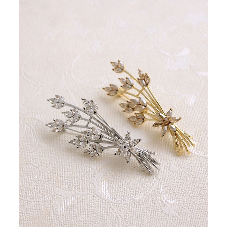 フラワーブーケブローチ 上品 大人っぽい | VINGTAINE | 詳細画像8 