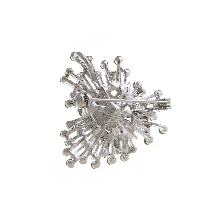 パール＆ストーンデザインブローチ 小ぶり 上品 | VINGTAINE | 詳細画像3 