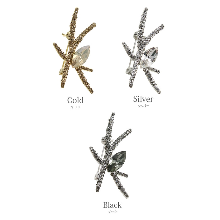 クリスタルブローチ ブランチ 枝 | VINGTAINE | 詳細画像2 