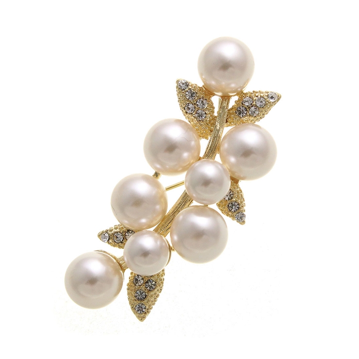 パールクラスターブローチ 華やか 可愛い | VINGTAINE | 詳細画像3 