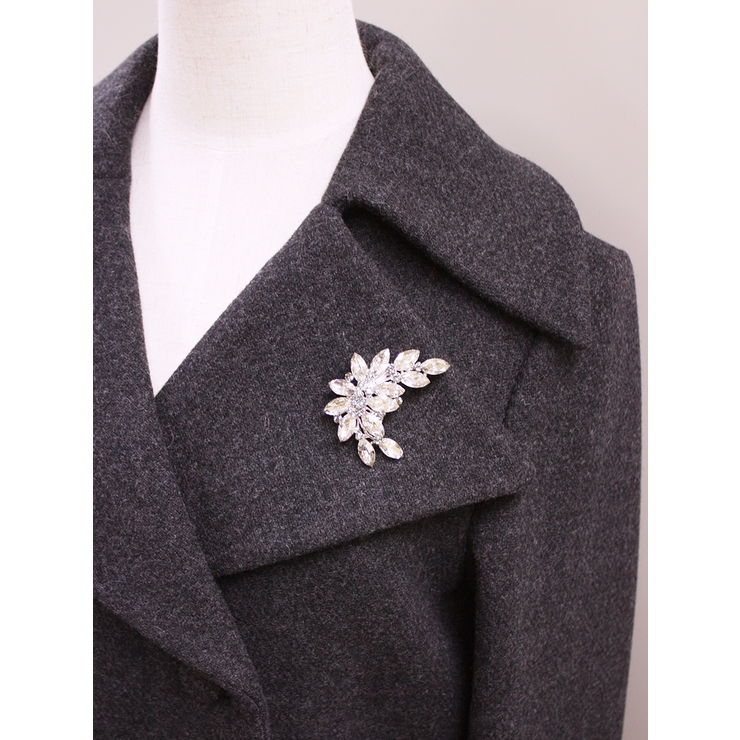 ブローチ ムーンリーフ/カットクリスタル BR-19 | VINGTAINE | 詳細画像6 