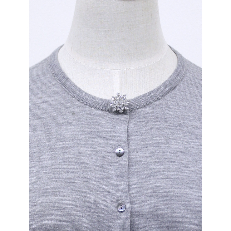 お花のようなビジューミニブローチ/ラインストーン BR-43 | VINGTAINE | 詳細画像3 